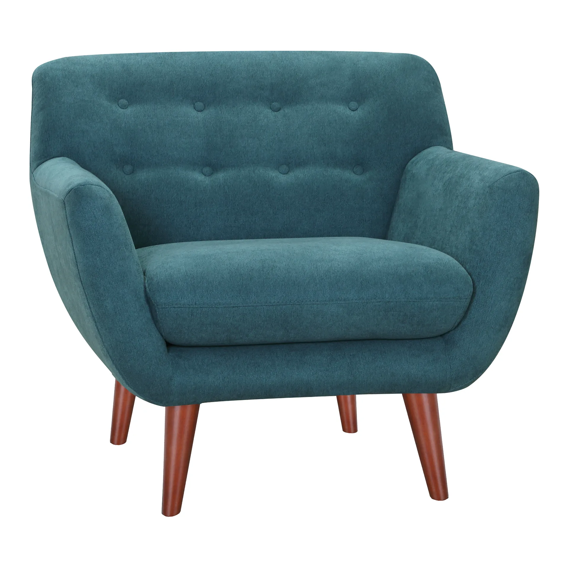 Maya Tufted Mid-Century Modern Armchair