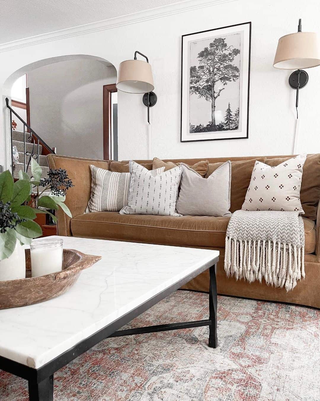 Rectangular Marble Coffee Table