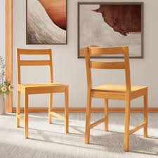 Natural Solid Wood Dining Chair