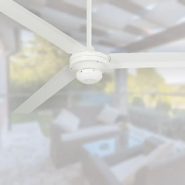 TroposAir Tornado Minimalist White Ceiling Fan