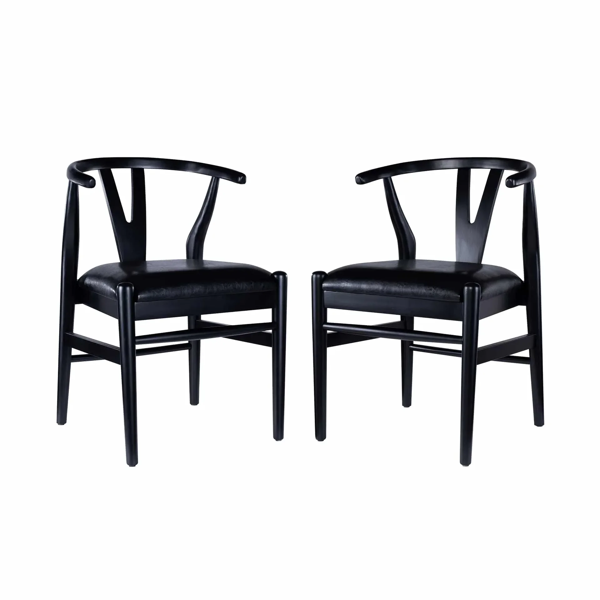 Wishbone Black Wood Dining Chair