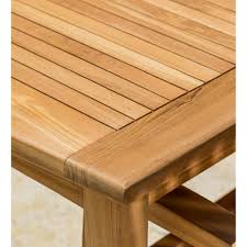 Rectangular Teak Outdoor Dining Table