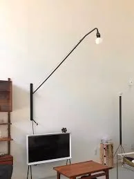 Potence Matte Black Swing Arm Wall Lamp