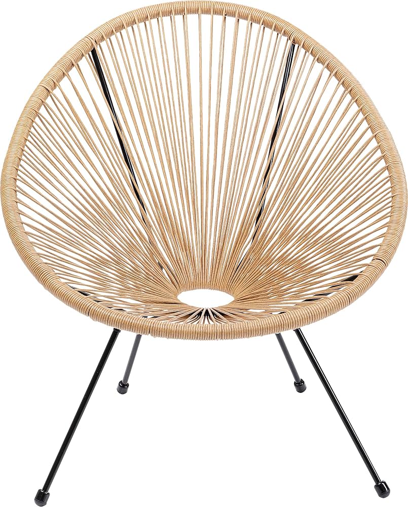 Natural Woven Acapulco Chair