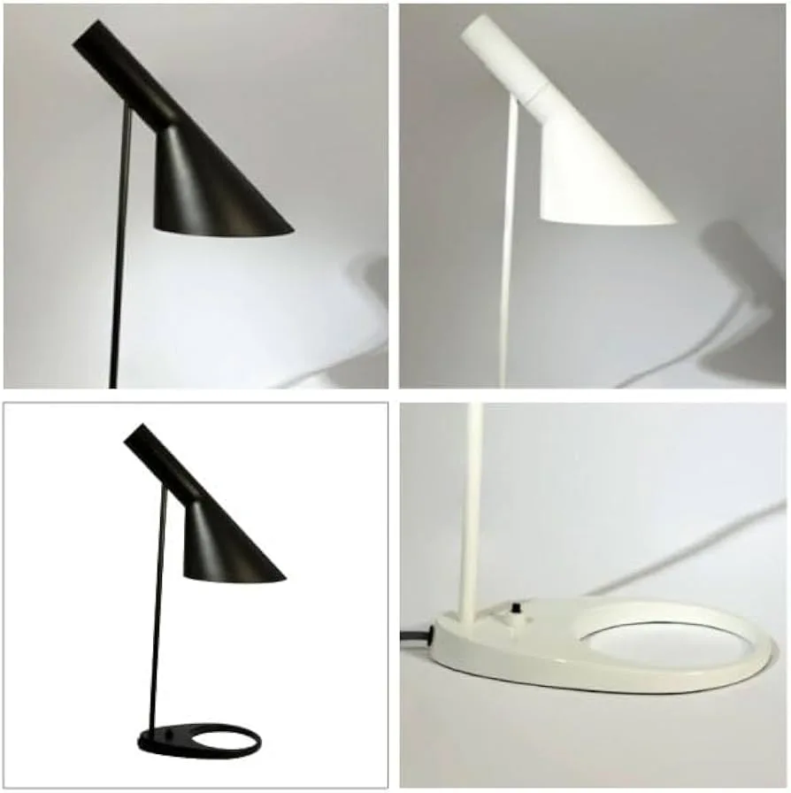 AJ Table Lamp Mid-Century Modern Metal Table Lamp