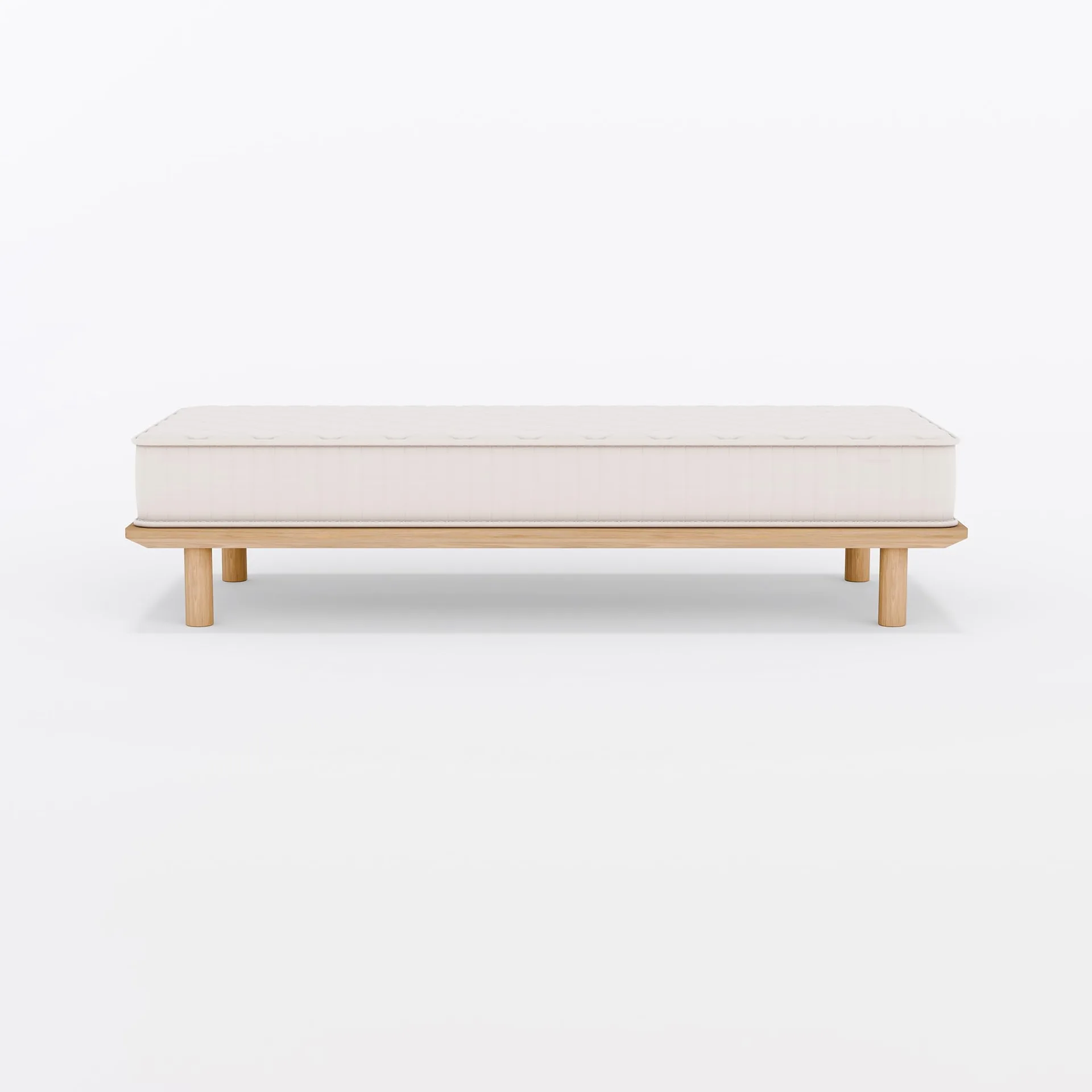 Mujin Ryohin Oak Platform Bed