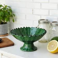 Green Ceramic Decorative Bowl