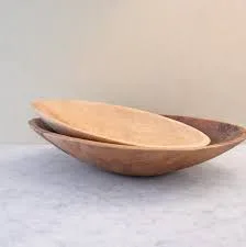 Oval Wooden Bowl