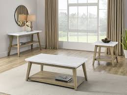 Rectangular Marble Top Coffee Table
