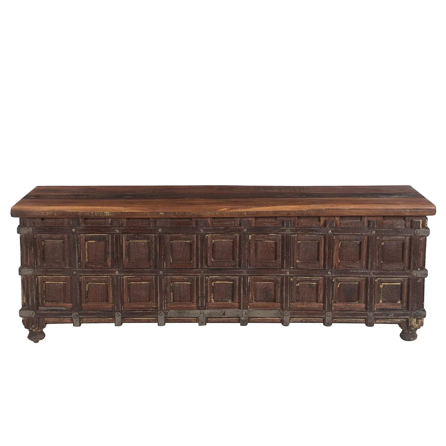 Rustic Repurposed Door Coffee Table