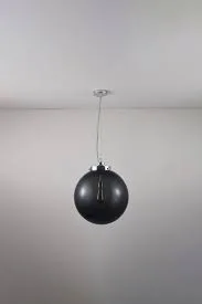 Original BTC Matte Black Globe Pendant Light