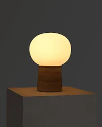 Glass Globe Table Lamp