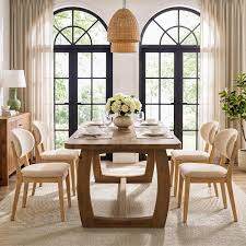 Solid Wood Rectangular Dining Table