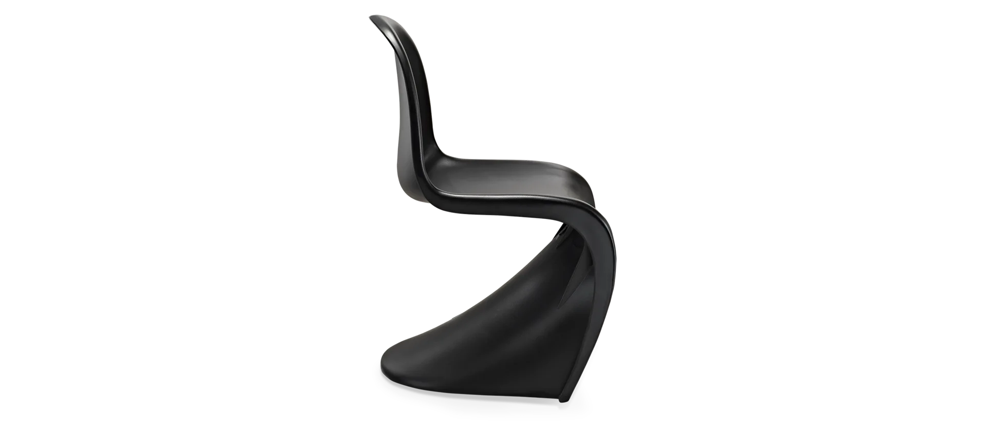 Panton Black Sculptural Chair