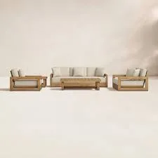 Melrose Teak Outdoor Loveseat