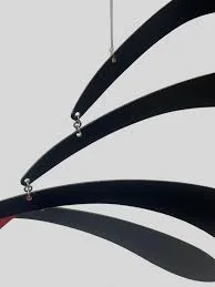 Red and Black Hanging Mobile