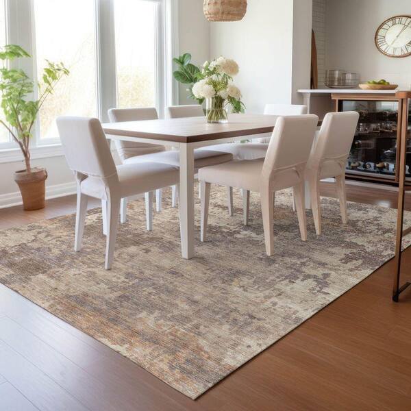 Chantille Abstract Brown Area Rug