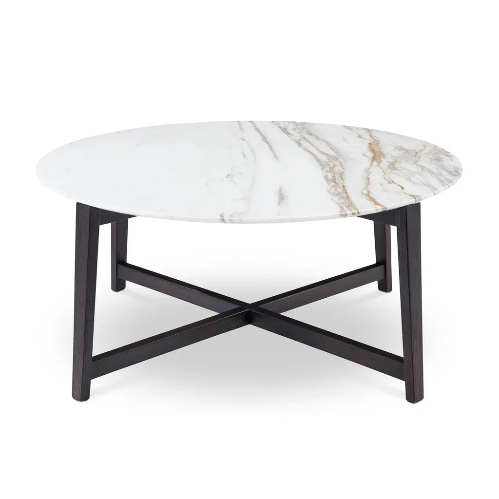 Nina Round Marble Coffee Table