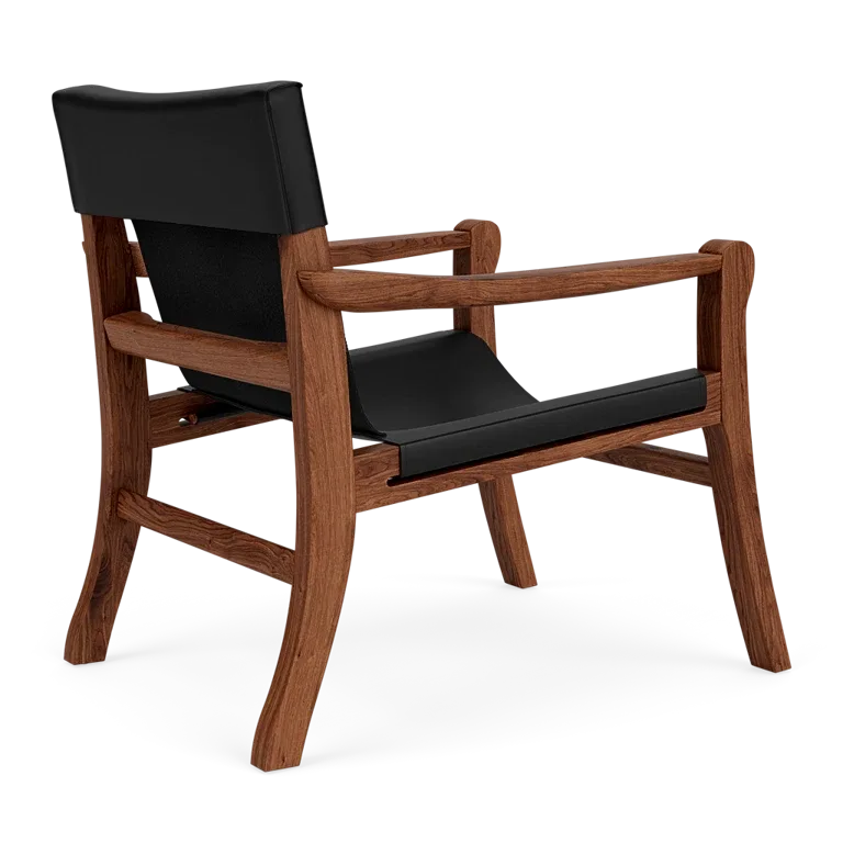 Blackwater Leather Sling Armchair
