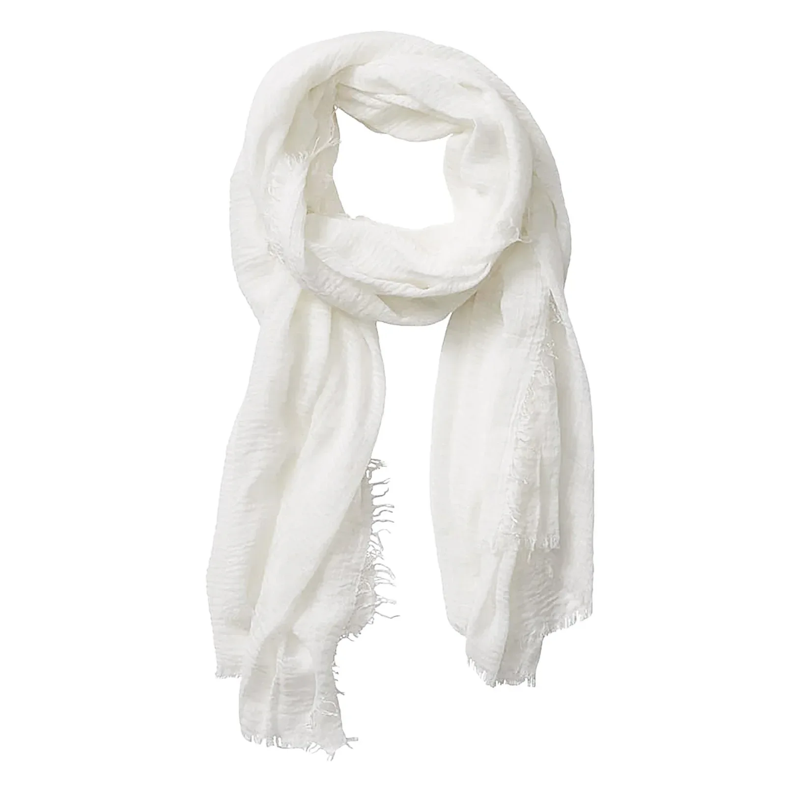 Solid Textured Scarf