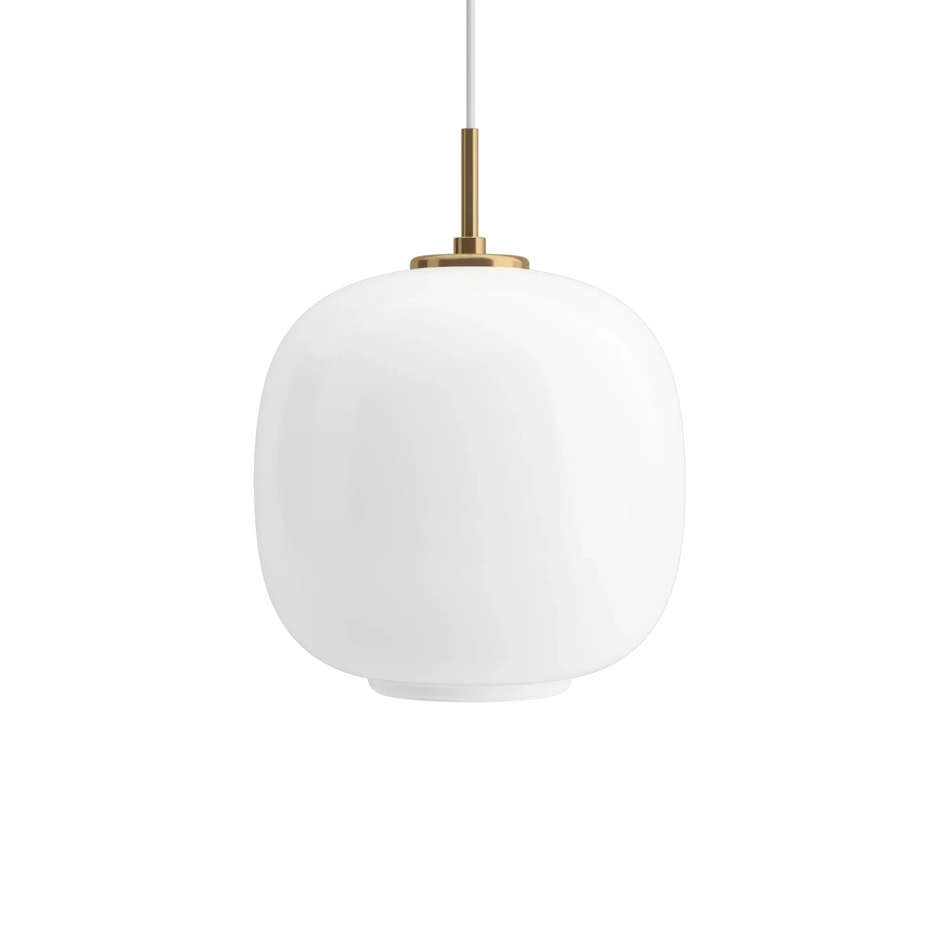 White Glass Pendant Light