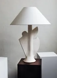 Sculptural Ceramic Table Lamp