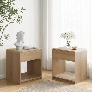 Sakuya Natural Wood Nightstand