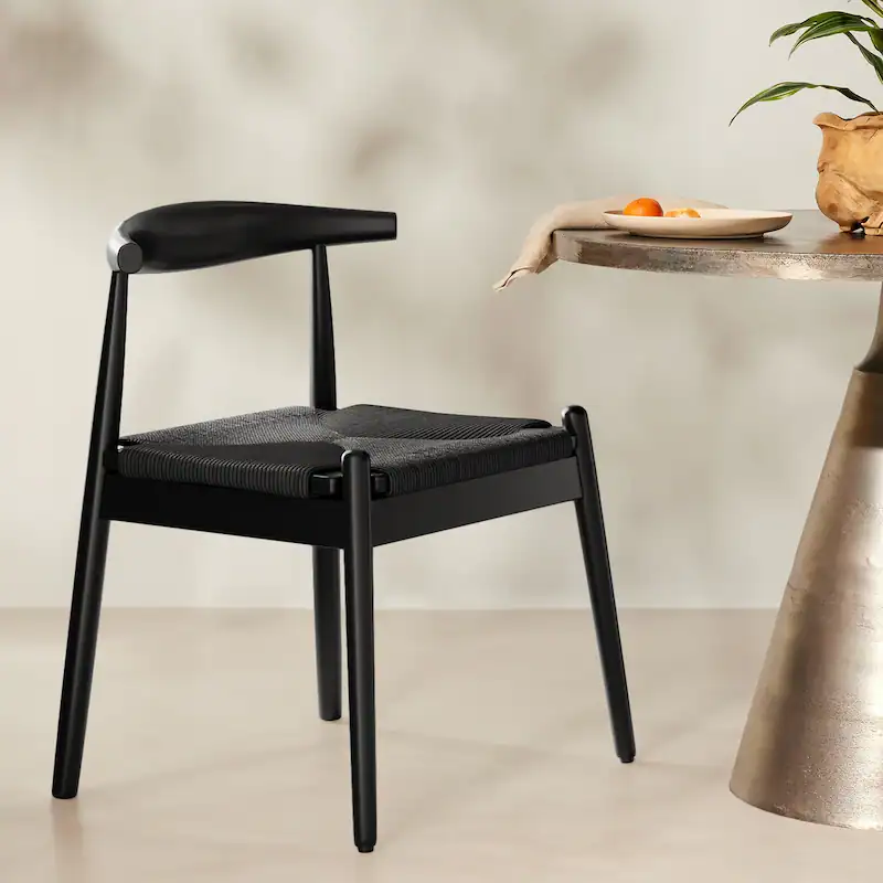 Black Oak Dining Chair