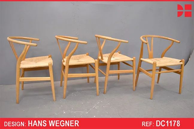 Hans Wegner Oak Wishbone Dining Chair