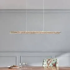 Textured Linear Pendant Light