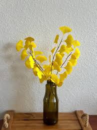 Vase With Ginkgo Branch