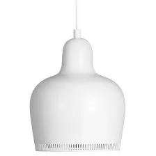 Golden Bell White Metal Pendant Light