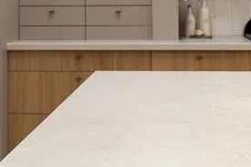 Beige Porcelain Kitchen Island