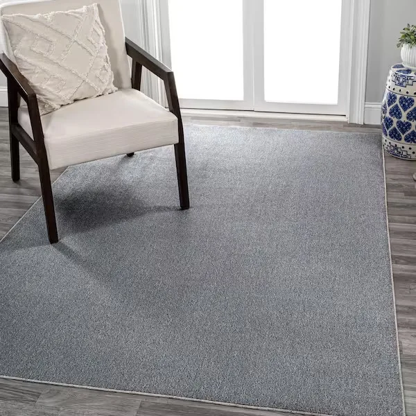 JONATHAN Y Twyla Solid Gray Area Rug