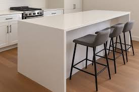 White Rectangular Kitchen Island