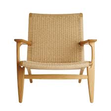 Woven Oak Lounge Chair