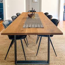 Industrial Rectangular Dining Table