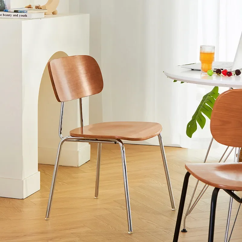 Curved Wood Dining Chair