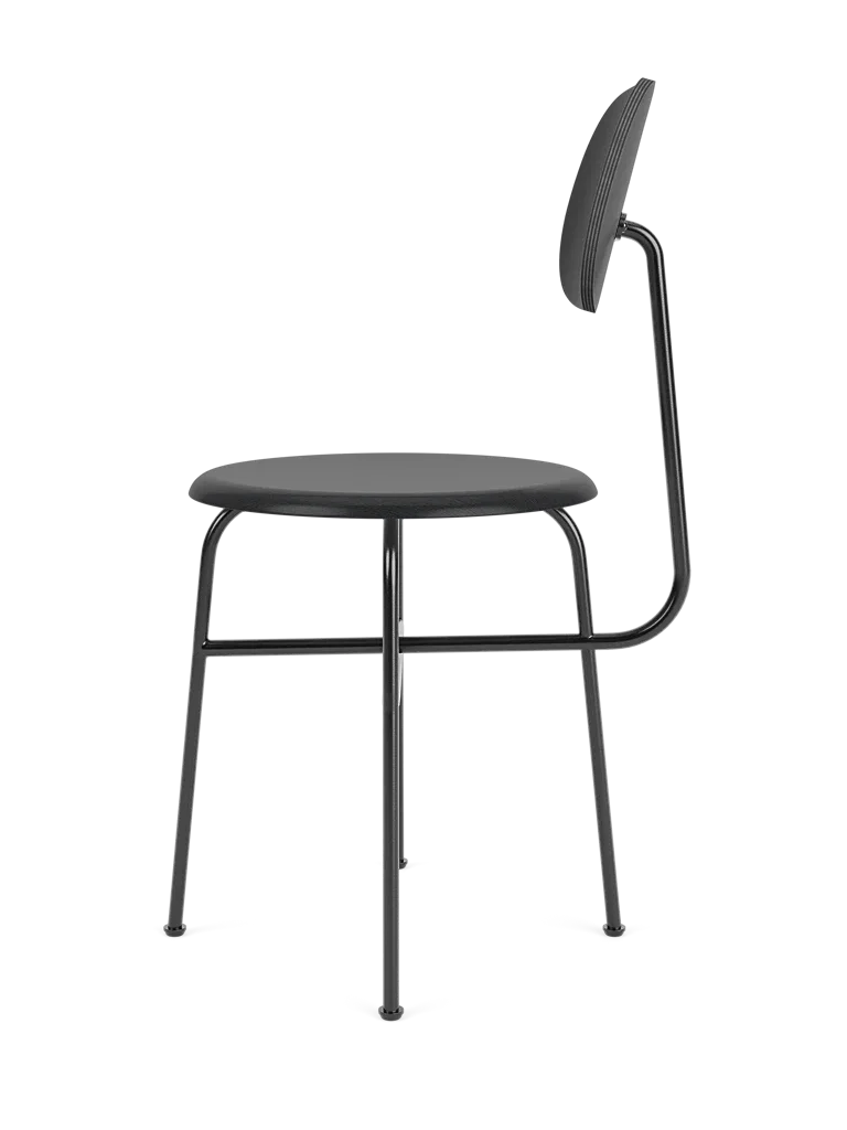 Minimalist Black Steel Dining Chair