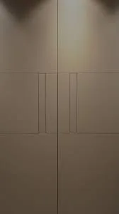 Modern Minimalist Brown Wardrobe Cabinet