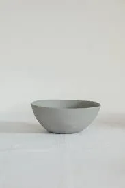 Bowl Porcelain Gray per Piece