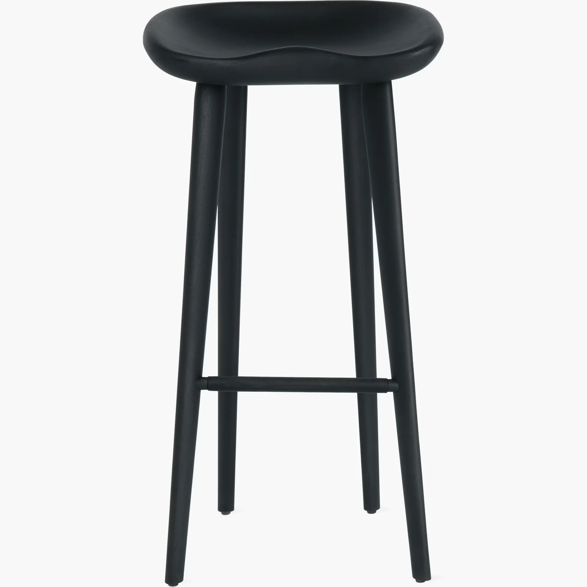 Black Wooden Stool