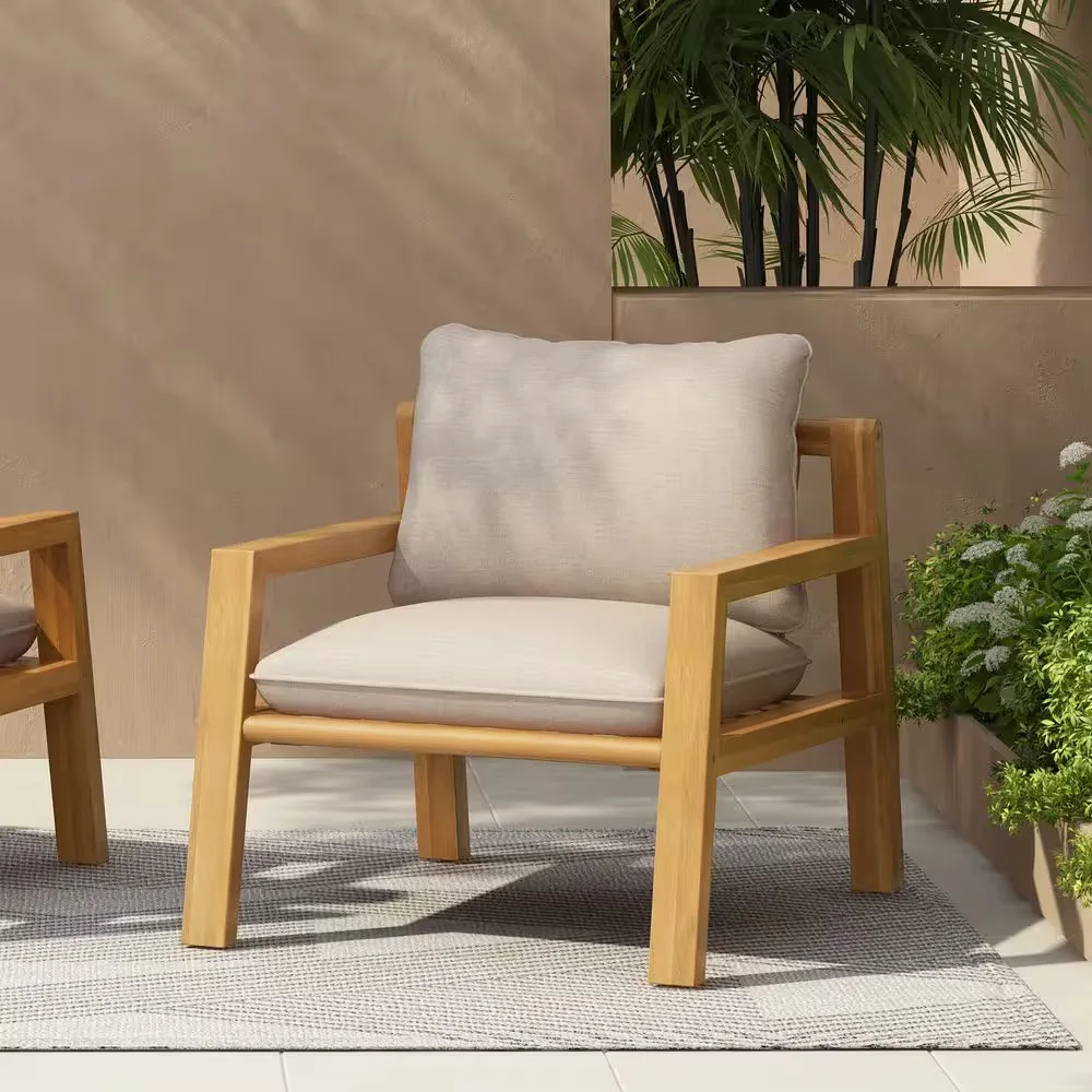 Teak Wooden Lounge Chair