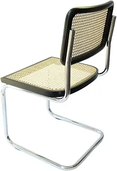 Cesca Black Cane Cantilever Chair