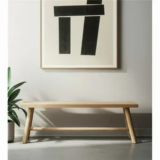 Koe Natural Wooden Bench