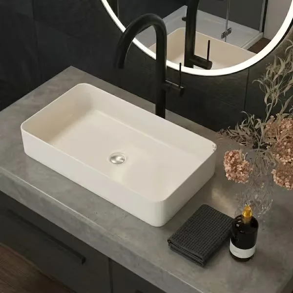 MYRYY Rectangular Ceramic Vessel Sink