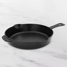 Staub Matte Black Cast Iron Skillet