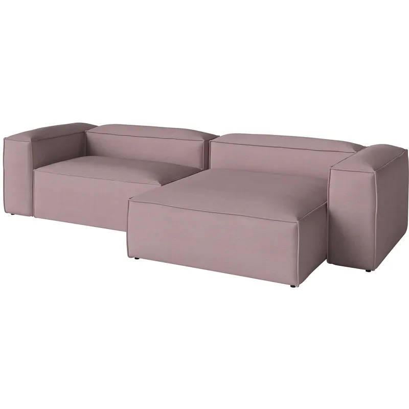 Cosima Pink Fabric Modular Ottoman