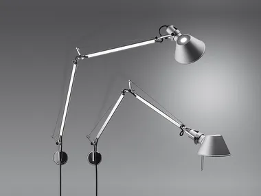 TOLOMEO Adjustable aluminium wall lamp By Artemide