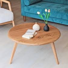 Round Oak Coffee Table